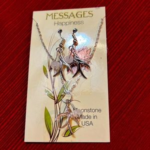 Necklace & Earring Set. Moonstone NWOT